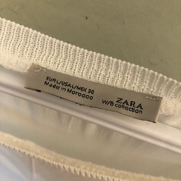 Zara shirt with woven details size large - Picture 5 of 5